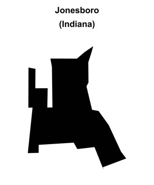 Jonesboro (Indiana) boş ana hat haritası