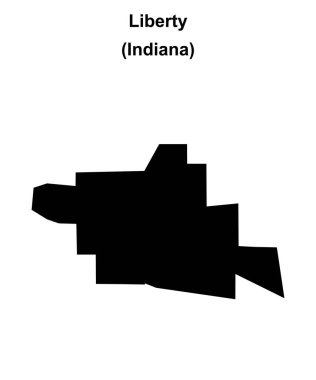 Özgürlük (Indiana) boş ana hat haritası