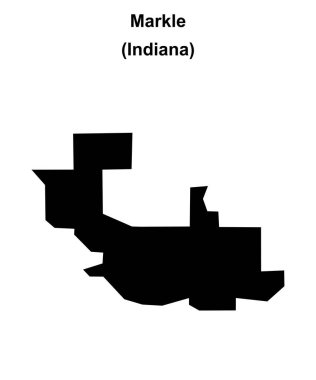 Markle (Indiana) boş ana hat haritası