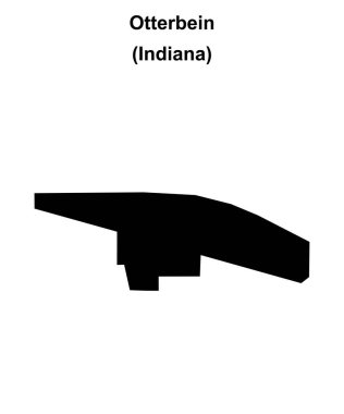Otterbein (Indiana) boş ana hat haritası