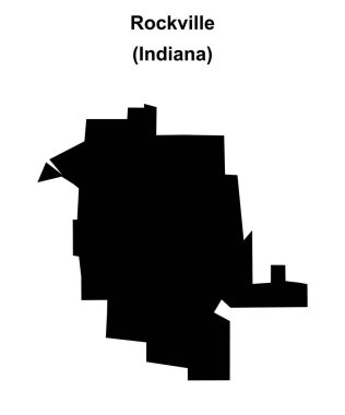 Rockville (Indiana) boş ana hat haritası