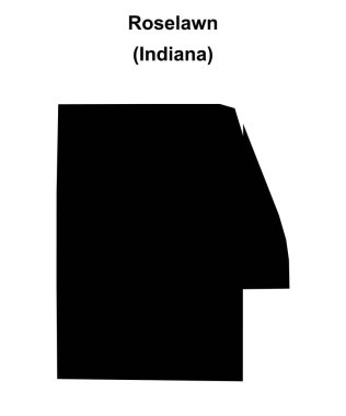 Roselawn (Indiana) boş ana hat haritası