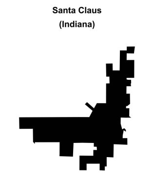 Noel Baba (Indiana) boş ana hat haritası