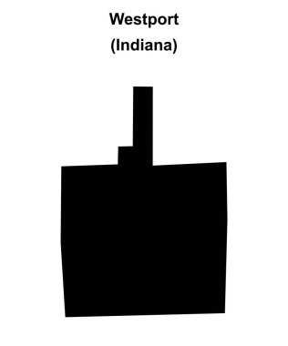 Westport (Indiana) boş ana hat haritası
