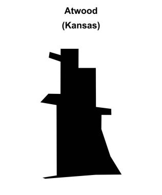 Atwood (Kansas) boş ana hat haritası