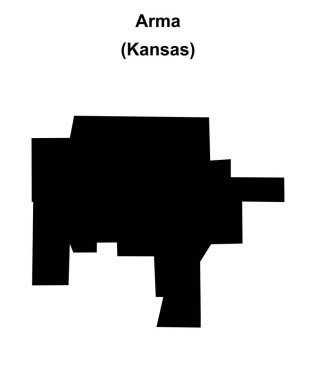 Arma (Kansas) boş ana hat haritası