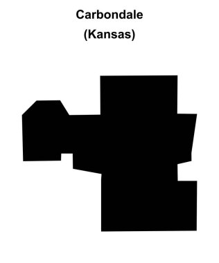 Carbondale (Kansas) boş ana hat haritası