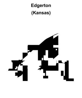 Edgerton (Kansas) boş ana hat haritası
