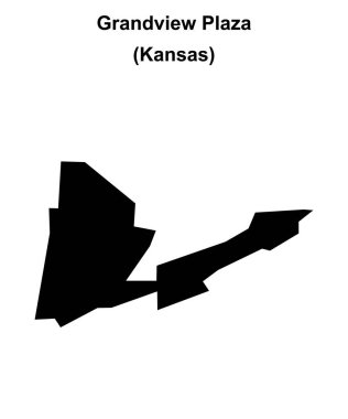 Grandview Plaza (Kansas) boş ana hat haritası