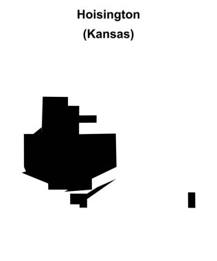 Hoisington (Kansas) boş ana hat haritası
