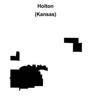 Holton (Kansas) boş ana hat haritası
