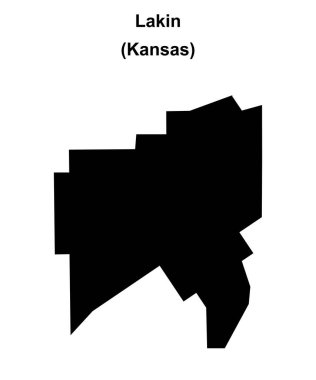 Lakin (Kansas) boş ana hat haritası