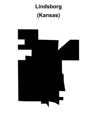 Lindsborg (Kansas) boş ana hat haritası