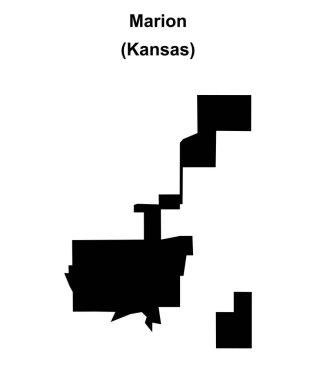 Marion (Kansas) boş ana hat haritası