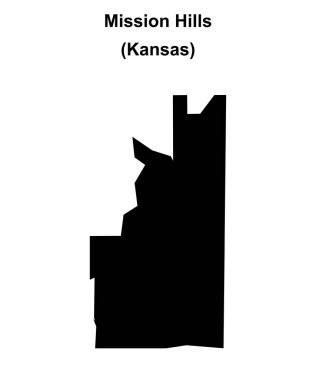 Mission Hills (Kansas) boş ana hat haritası