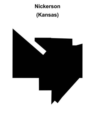 Nickerson (Kansas) boş ana hat haritası
