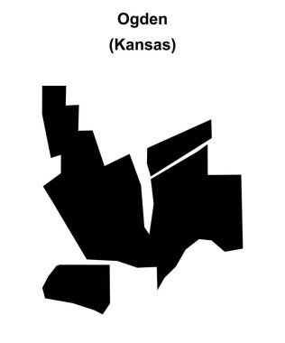 Ogden (Kansas) boş ana hat haritası