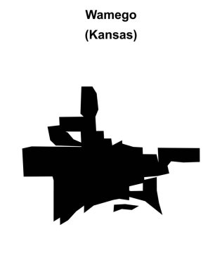 Wamego (Kansas) boş ana hat haritası