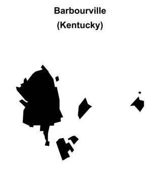 Barbourville (Kentucky) boş ana hat haritası