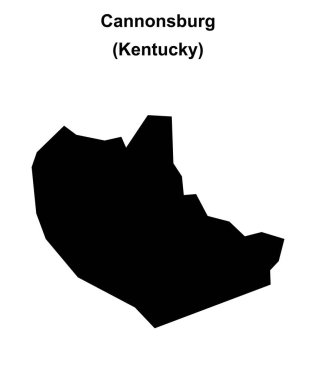 Cannonsburg (Kentucky) boş ana hat haritası