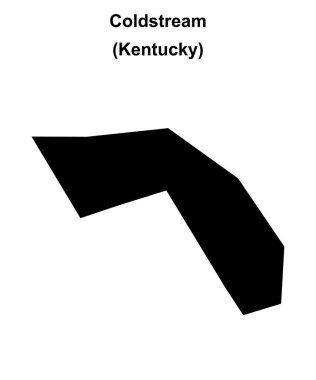 Coldstream (Kentucky) boş ana hat haritası