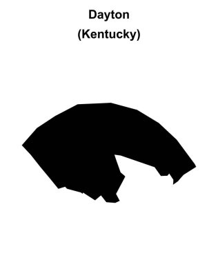 Dayton (Kentucky) boş ana hat haritası