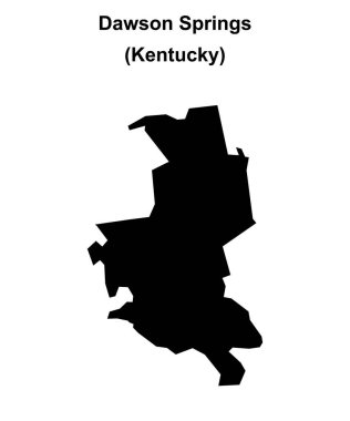 Dawson Springs (Kentucky) boş ana hat haritası