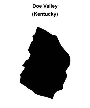 Doe Valley (Kentucky) boş ana hat haritası