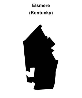 Elsmere (Kentucky) boş ana hat haritası