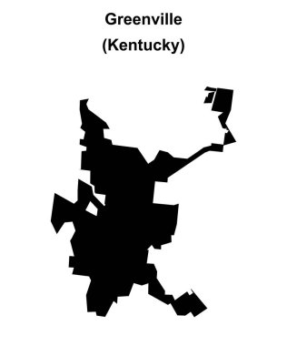 Greenville (Kentucky) boş ana hat haritası