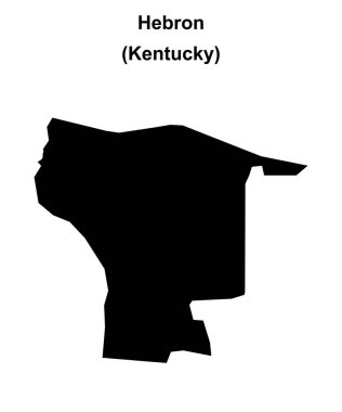 Hebron (Kentucky) boş ana hat haritası