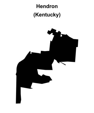 Hendron (Kentucky) boş ana hat haritası