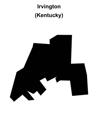 Irvington (Kentucky) boş ana hat haritası