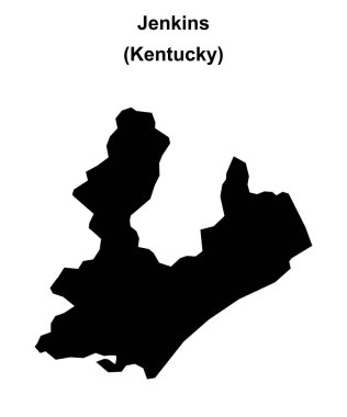 Jenkins (Kentucky) boş ana hat haritası