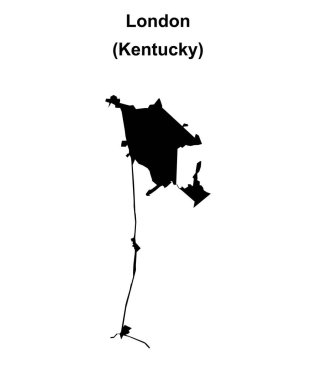 Londra (Kentucky) boş ana hat haritası