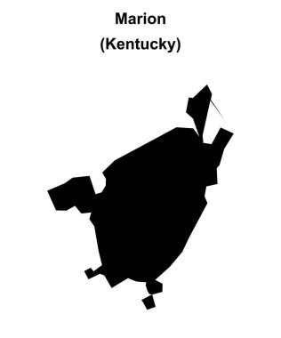 Marion (Kentucky) boş ana hat haritası