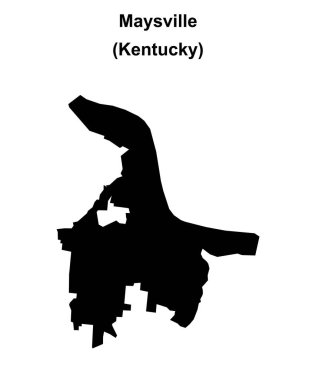 Maysville (Kentucky) boş ana hat haritası