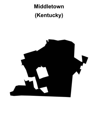 Middletown (Kentucky) boş ana hat haritası