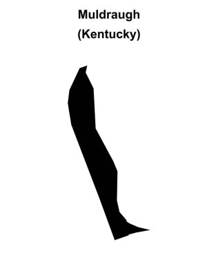 Muldraugh (Kentucky) boş ana hat haritası