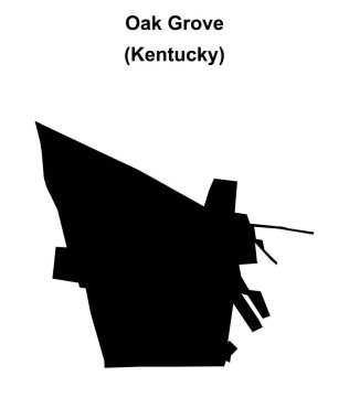 Oak Grove (Kentucky) boş ana hat haritası