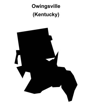 Owingsville (Kentucky) boş ana hat haritası