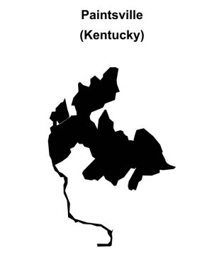 Paintsville (Kentucky) boş ana hat haritası