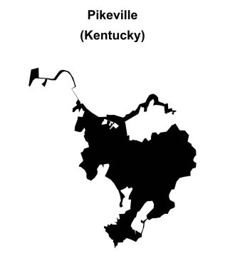 Pikeville (Kentucky) boş ana hat haritası