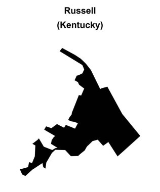 Russell (Kentucky) boş ana hat haritası