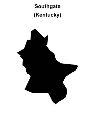Southgate (Kentucky) boş ana hat haritası