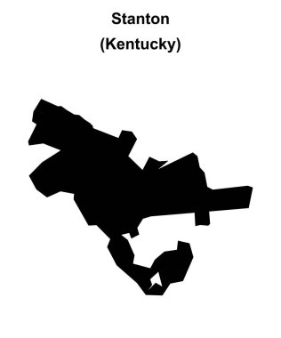 Stanton (Kentucky) boş ana hat haritası
