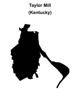 Taylor Mill (Kentucky) boş ana hat haritası