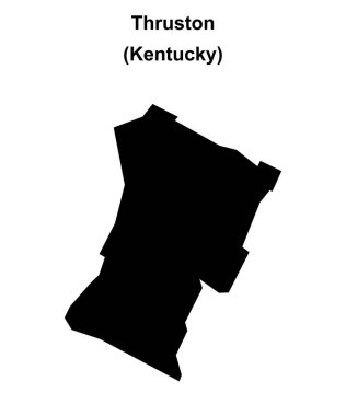 Thruston (Kentucky) boş ana hat haritası