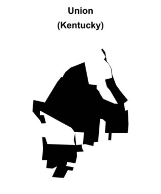 Birlik (Kentucky) boş ana hat haritası