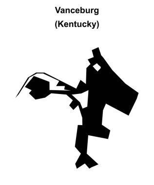 Vanceburg (Kentucky) boş ana hat haritası